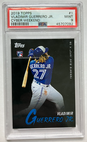 2019 Topps Vladimir Guerrero Jr. Cyber Weekend PSA 9 #1 RC Rookie