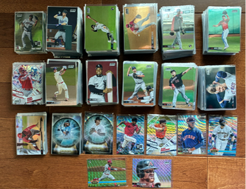 2021 Stadium Club Chrome Huge lot from sealed case 1098 Cards total, Inserts, Wave, Refractors,etc. 
