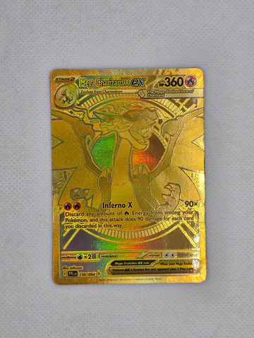 Pokémon Mega Charizard X EX Holo 130/094 Phantasmal Flames Mega Hyper Rare READ