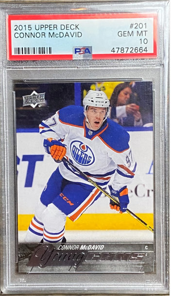 2015 Connor McDavid Young Guns #201 PSA 10