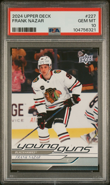 Frank Nazar Young Guns PSA 10 #227 