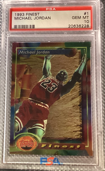 1993-94 Finest #1 Michael Jordan   PSA 10
