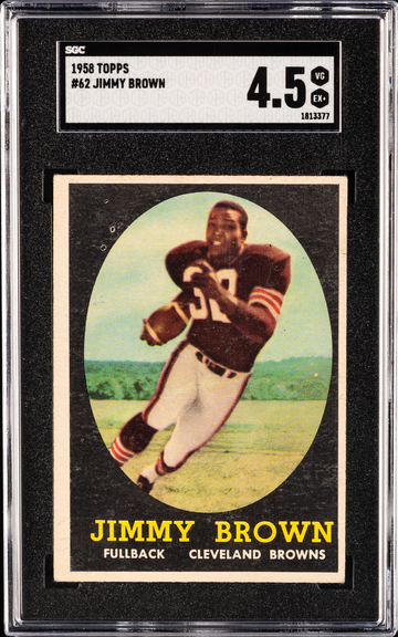 1958 Topps Jimmy Brown SGC 4.5