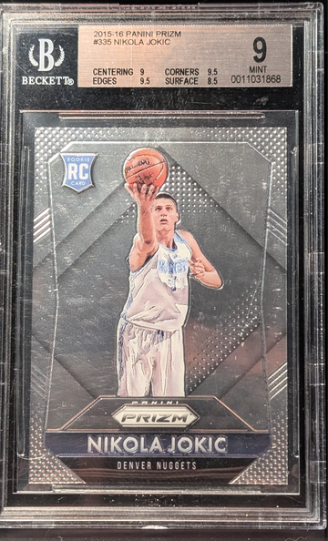 2015-16 Panini Prizm Nikola Jokic #335 BGS 9