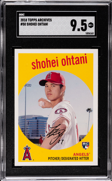 2018 Topps Archives Shohei Ohtani #50 SGC 9.5
