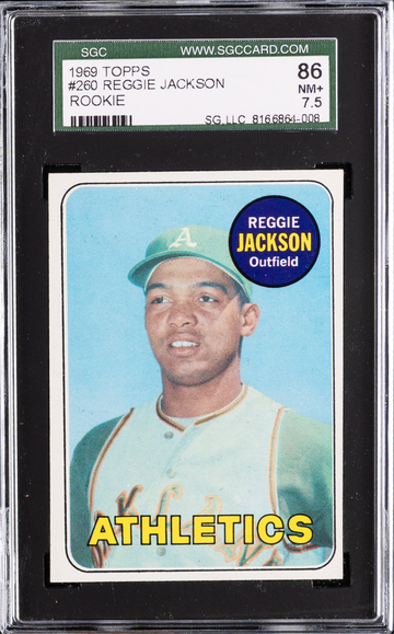 1969 Topps Reggie Jackson #260 SGC 7.5