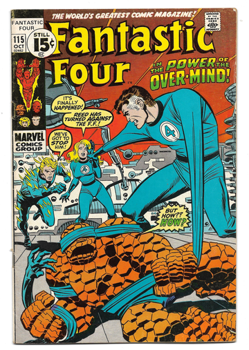 Fantastic Four #115 (1970) 1st Team Appearance & Origin of the Eternals