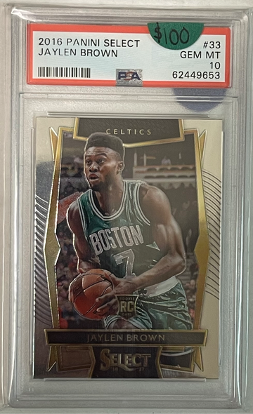 2016 Panini Select Jaylen Brown PSA 10
