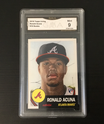 2018 Topps Living Ronald Acuna Mint! Rookie MVP
