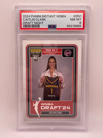 2024 Panini Instant WNBA Caitlin Clark PSA 8