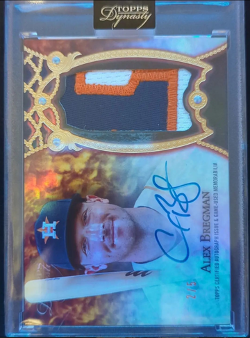 2022 Topps Dynasty Alex Bregman Patch Auto /5