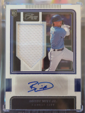 2022 Panini Three and Two Bobby Witt jr RPA /75