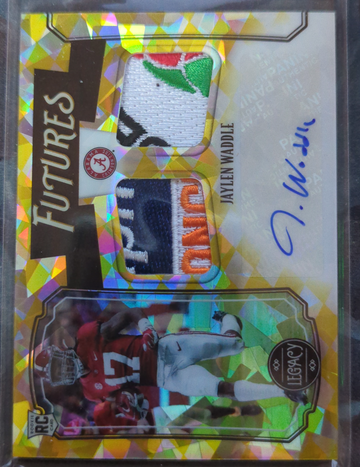 2021 Panini Legacy Jaylen Waddle Dual Rose Bowl RPA /10