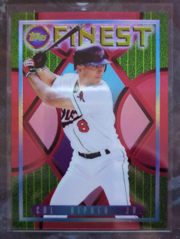 2022 Topps Finest Flashbacks Red Refractor /5 Cal Ripken Jr