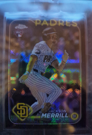 2024 Topps Chrome Black Logofractor Jackson Merrill 10/10