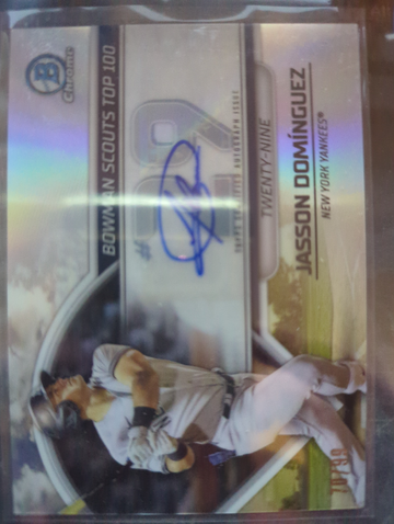 2023 Bowman Scouts Top 100 Auto Jasson Dominguez /99
