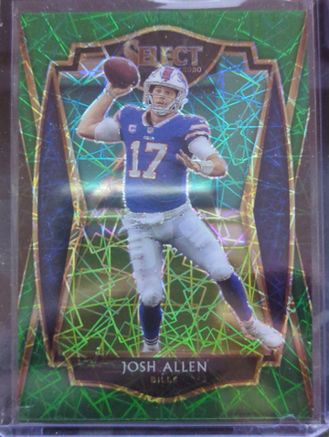 2020 Select Green Lazer Josh Allen /5