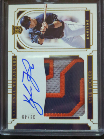 2019 National Treasures JUMBO Gold RPA Kyle Tucker /49