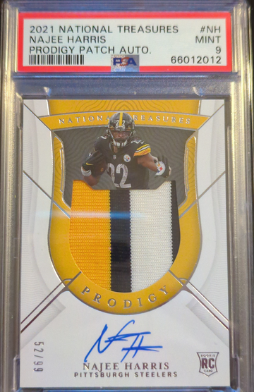 2021 National Treasures Prodigy Patch Auto Najee Harris /99