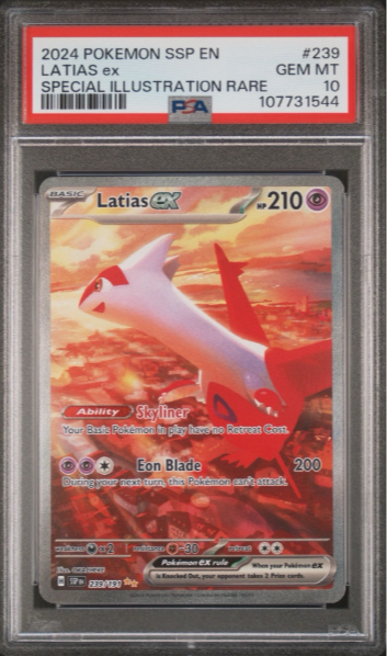 2024 Pokemon Latias Ex Special Illustration Rare PSA 10