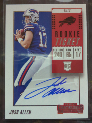 2018 Contenders Josh Allen Rookie Auto