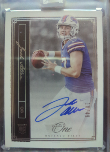 2018 Panini One Josh Allen Rookie Auto 18/49