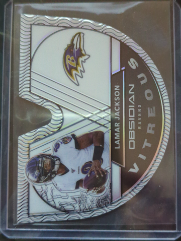 2020 Obsidian Vitreous Lamar Jackson White Contra SSP