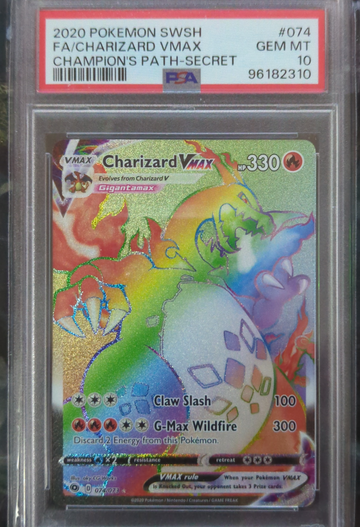 2020 Champions Path Secret Rare Charizard PSA 10