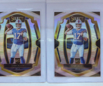 2x 2018 Select Josh Allen Rookie Prizm Premier Level
