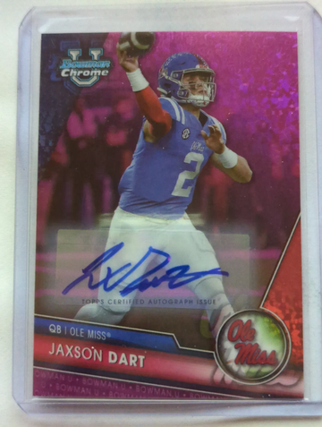 2023 Bowman Chrome U Jaxson Dart Fuchsia Auto /150