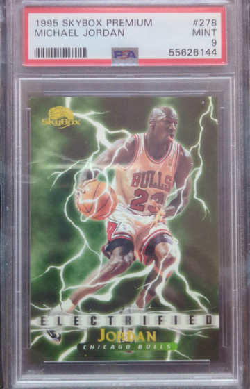 1995 Skybox Premium Michael Jordan PSA 9 