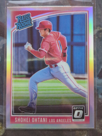 2018 Optic Shohei Ohtani Silver Rookie Variation