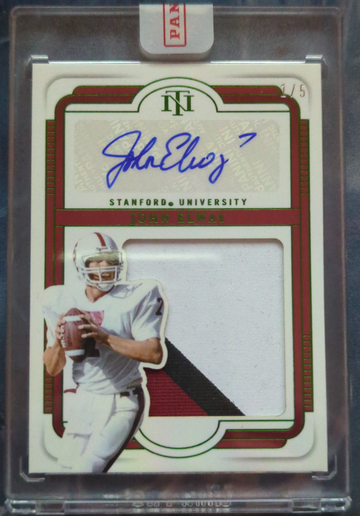 2025 National Treasures Collegiate Patch Auto John Elway /5