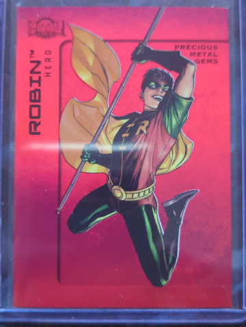 2025 Batman Metal Universe Red PMG Robin (Tim Drake) /100