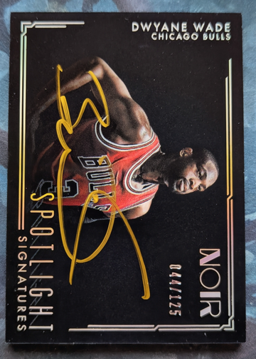 2016-17 Noir Spotlight Signature Dwayne Wade /125
