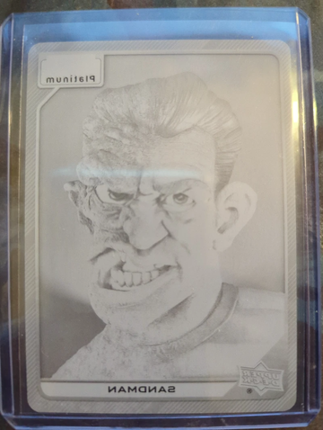 2023 Marvel Platinum Sandman Black Printing Plate 1/1 