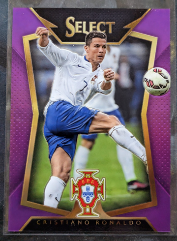 2015 Select Cristiano Ronaldo Purple /99 White Jersey