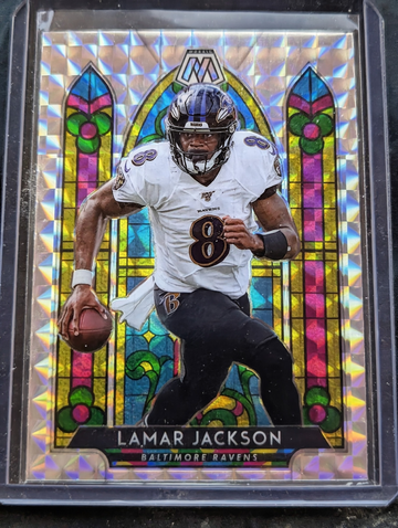 2020 Mosaic Stained Glass Lamar Jackson 