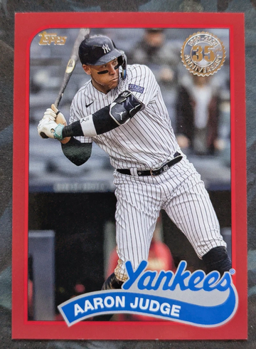 2024 Topps Series 2 35th Anniversary Red Aaron Judge /10