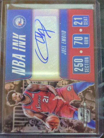 2018-19 Contenders Optic Joel Embiid Auto /49