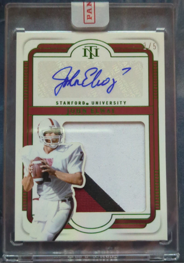 2025 National Treasures Collegiate Patch Auto John Elway /5