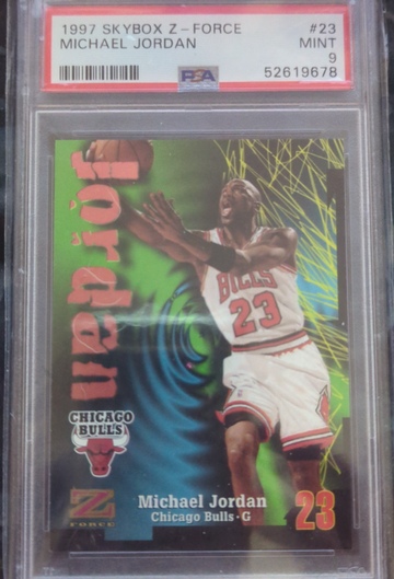 1997 Skybox Z Force Michael Jordan PSA 9