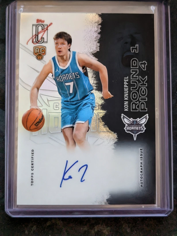 2025-26 Topps Signature Class  Kon Knuppel  Chrome Refractor Rookie Auto