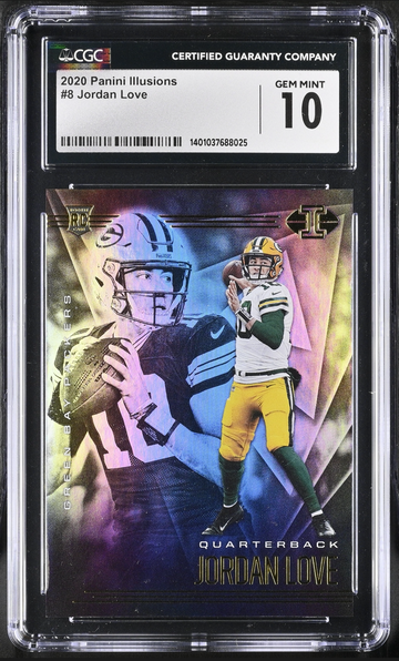 2020 Panini Illusions #8 Jordan Love Rookie RC Gem Mint CGC 10