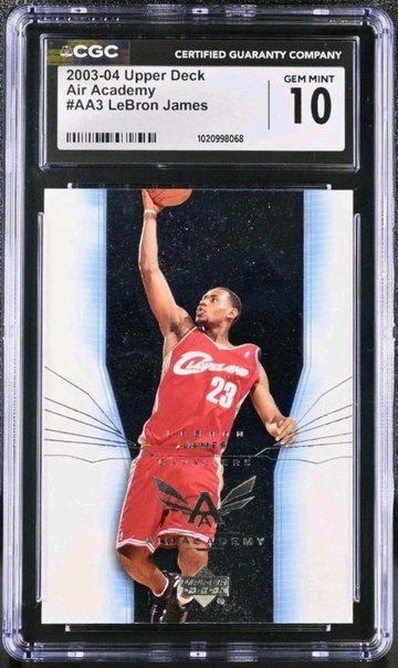 2003-04 Upper Deck Air Academy LeBron James #AA3 CGC 10 GEM MT Rookie RC
