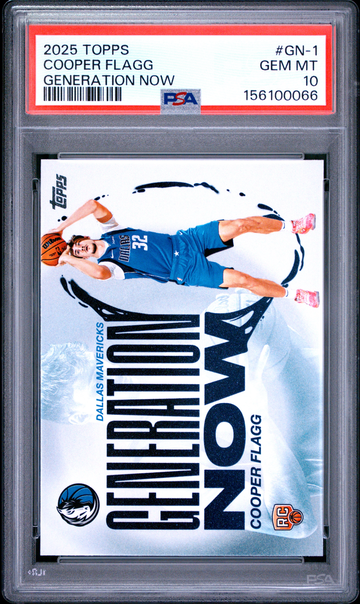 Topps Cooper Flagg Generation Now Rookie #GN-1 PSA 10 - Dallas Mavericks NBA