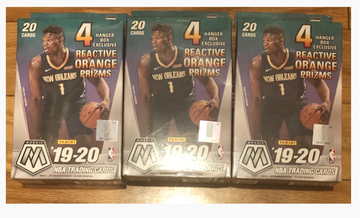 2019-20 mosaic basketball 3 hanger lot