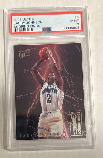 1993 Scoring Kings Larry Johnson Psa 9