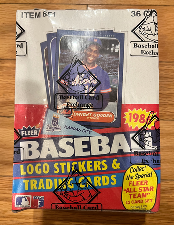 1985 Fleer Box bbce