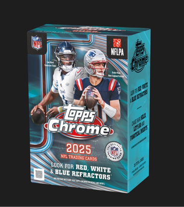 2025 Topps Chrome Football value blaster box lot  10